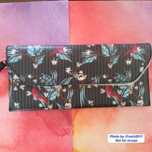 Henri Bendel West 57th Parrot Travel Organizer Wallet